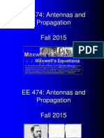 EE 474: Antennas and Propagation Fall 2015