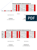 Jadwal Piket Bersalin Bulan April 2017