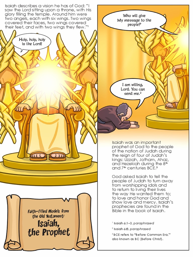 Faith-Filled Models From The Old Testament: Isaiah, The Prophet | PDF ...