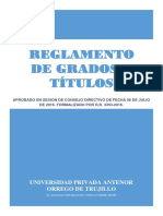 Reglamento Grados Títulos PDF