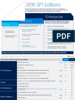 SQL Server 2016 Editions Datasheet PDF