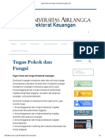 Tugas Pokok Dan Fungsi - Direktorat Keuangan - UA