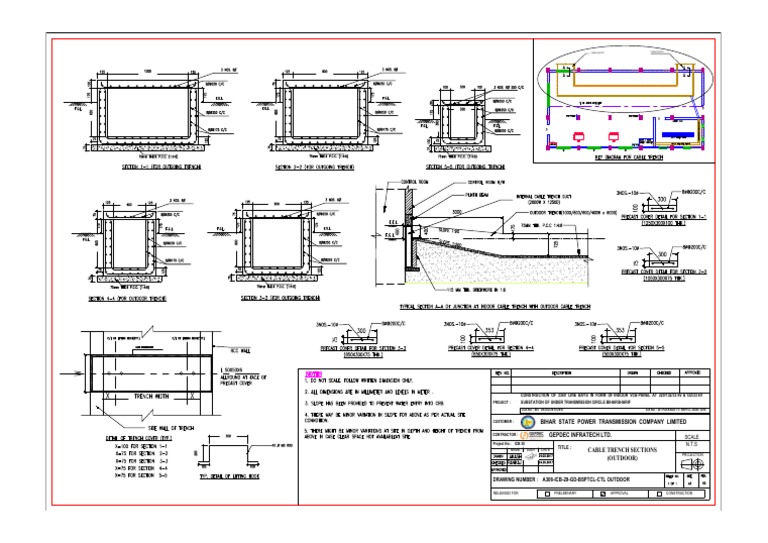 Cable Trench Sections Icb 29 (All Locations) PDF