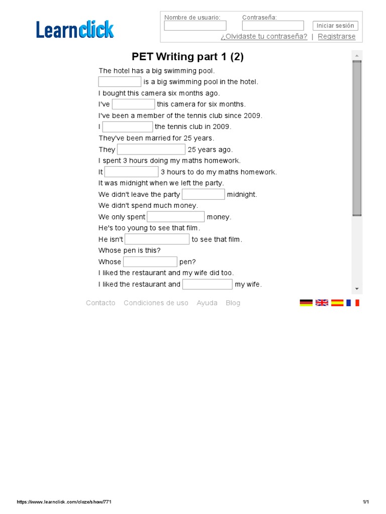 Difference between cloze test and fill in the blanks image
