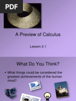 Lesson2.1A Preview of Calculus