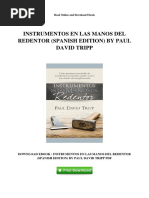 Instrumentos en Las Manos Del Redentor Spanish Edition by Paul David Tripp PDF