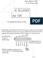 Martin Wesley-Smith (Arr. Ian Shanahan) - For Recorder and Tape (1988) OCR