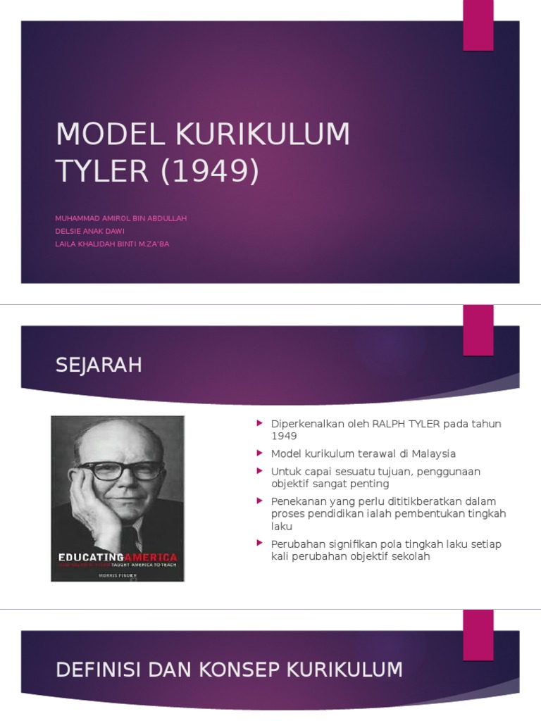 Model Kurikulum Tyler di Malaysia | PDF