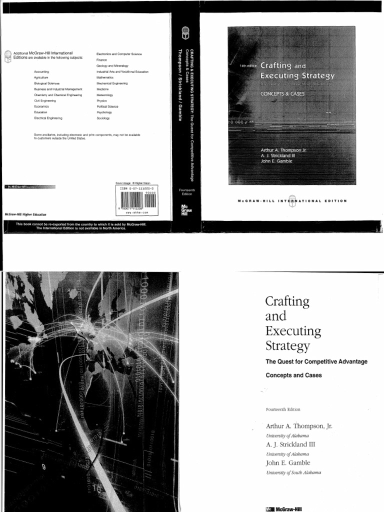 212409761 Thomson Arthur Crafting And Executing Strategy Concepts
