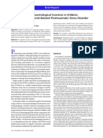 Neuropsychological Function in Children With Maltreatment-Related Posttraumatic Stress Disorder