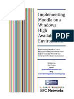 Implementing Moodle On A Windows High Availability Environment