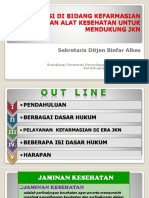 PAPARAN SESDITJEN REGULASI DIBIDANG KEFARMASIAN DAN ALKES ERA JKN Desember 2015 Edit 8nov News PDF