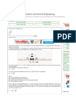 The Valve Flow Coefficient (CV) Learning Instrumentation and PDF