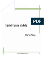 Inside Financial Markets: Khader Shaik