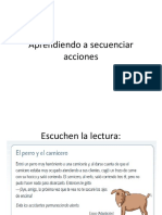 Aprendiendo A Secuenciar Acciones 3° Año