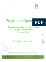 Reglas de Operacion API Puerto Carmen, Campeche