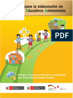 Manual para La Elaboración de Proyectos Educativos Ambientales PDF