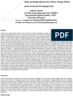 "The Construction of Knowledge and Implications For The Climate Change Debate: PDF