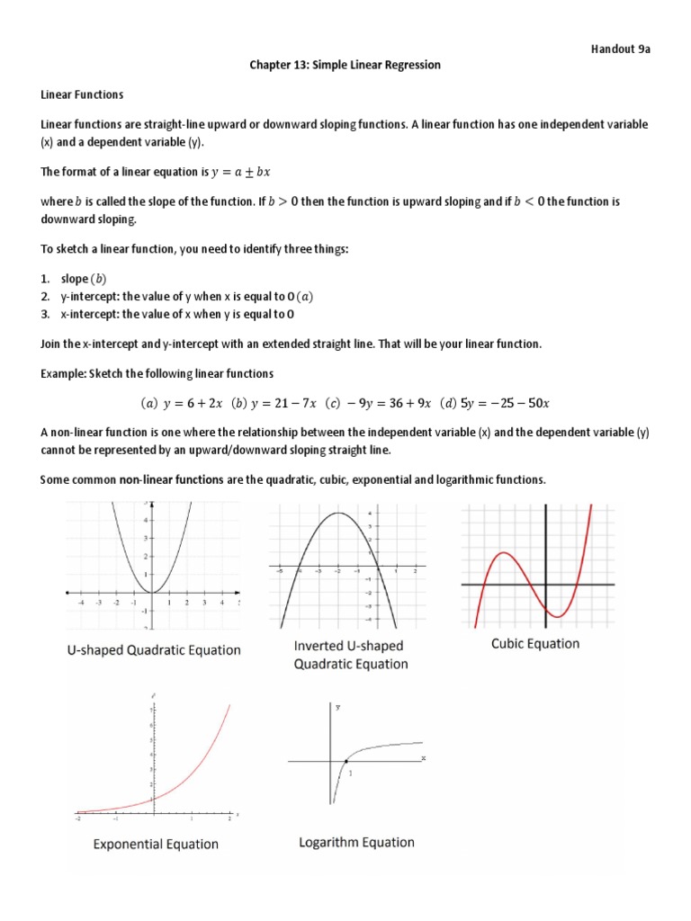 Eco 173 Regression Part I | PDF | Regression Analysis | Errors And ...