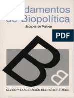 De Mahieu Jacques - Fundamentos de Biopolítica