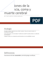 Alteraciones de La Conciencia%2c Coma y Muerte