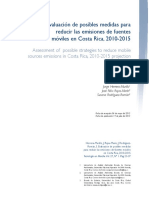 Evaluacion de Posibles Medidas Para Reducir Las Emisiones de Fuentes Moviles