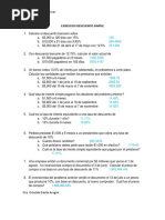 Ejercicios Tarea Descuento Simple PDF