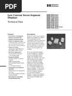 7 Segment Datasheet | PDF | Anode | Cathode