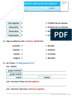 ExercÃ Cios Gramaticais II