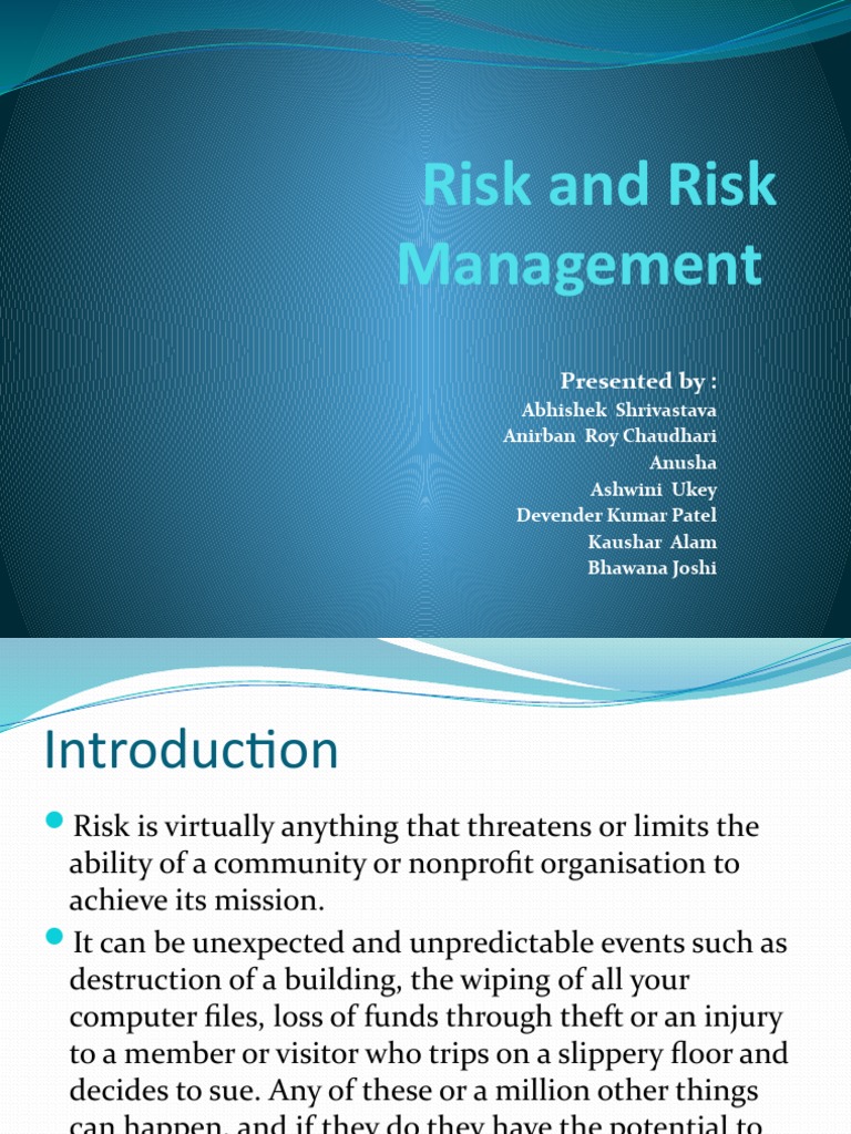 An Introduction To Risk, Adventure And Risk Management – BHYYFN