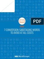 Conversion Sabotaging Words