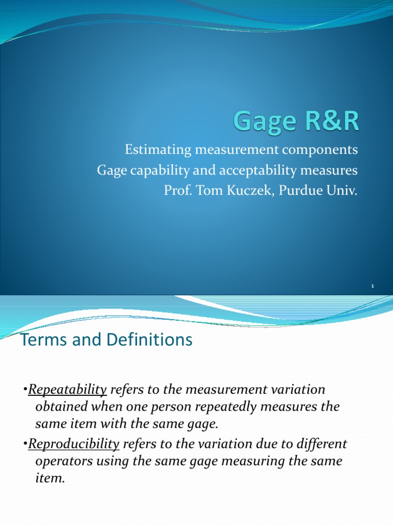 Gage R&R PDF