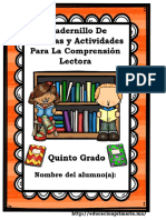 CuadernilloDComprensionLec5toEP PDF