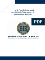 07.procedimientos para La Constitución de Aseguradoras o de Reaseguradoras Nacionales PDF