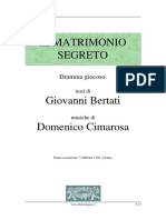 Cimarosa - Il Matrimonio Segreto PDF
