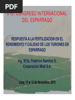 Cultivo de Esparrago PDF