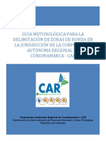 Guia Metodologica Para La Delimitacion de Zonas de Ronda Car