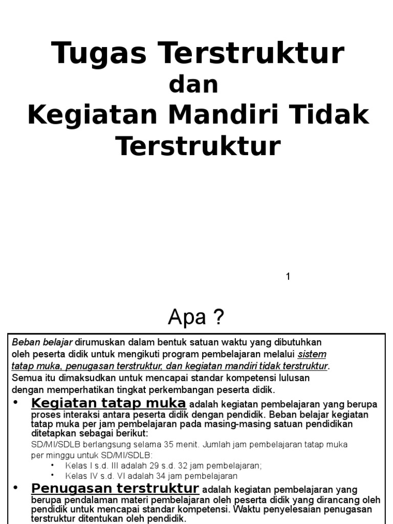 48228283TugasTerstrukturdanKegiatanMandiriTidak