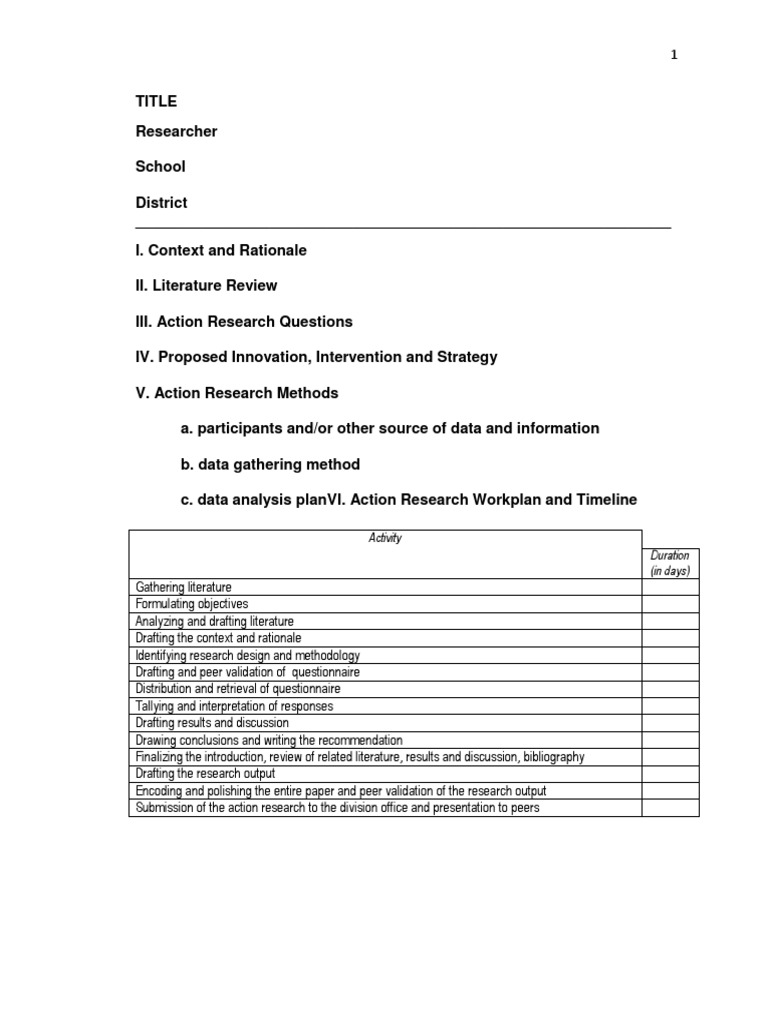 New Action Research Format | PDF | Career & Growth | Art