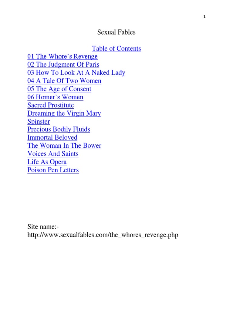 Acrobtic nymphets  Sexual Fables | PDF | Giacomo Casanova | Prostitution
