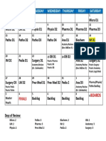 Board Review Schedule