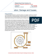 Pump Cavitation - Damages and Causes
