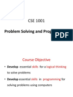 Problem Solving and Programming: Dr. A. Nayeemulla Khan