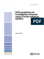 WHO Guidelines of HIV H5N1 PDF