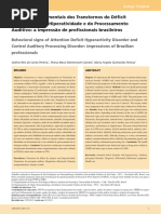 Sinais Comportamentais Dos Transtornos Do Déficit