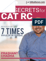 Top Secrets For CAT RC - Prashant Chadha PDF