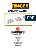 Carraro 711-19 Axle Workshop Manual