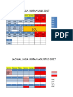 FIX Jadwal Jaga Ikutan XXI Juli