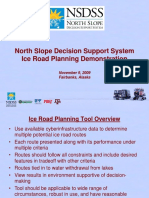 North Slope Decision Support System Ice Road Planning Demonstration