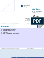Joint Venture: Service Tax Liability and Way Forward